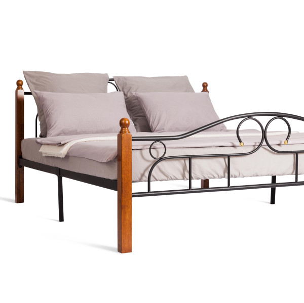 Металлическая кровать AT 808 (металлический каркас) + металлическое основание (160см x 200см) фото № 6