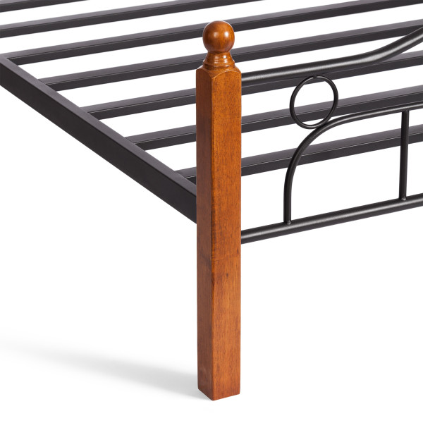 Металлическая кровать AT 808 (металлический каркас) + металлическое основание (160см x 200см) фото № 15