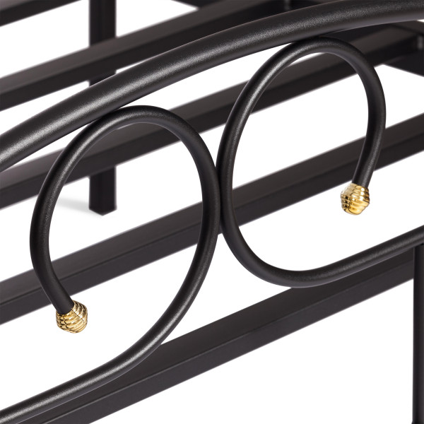 Металлическая кровать AT 808 (металлический каркас) + металлическое основание (160см x 200см) фото № 10