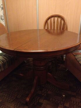 Стол обеденный раздвижной 4260 PPP (Дуб в красноту) в Санкт-Петербурге фото покупателя №1