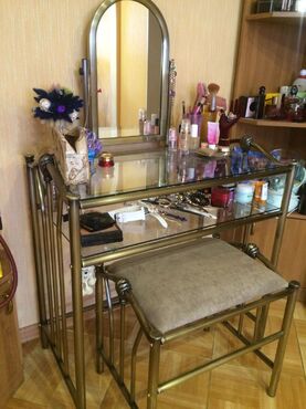 Туалетный стол с пуфом DT-02 (Античная медь) в Санкт-Петербурге фото покупателя №1
