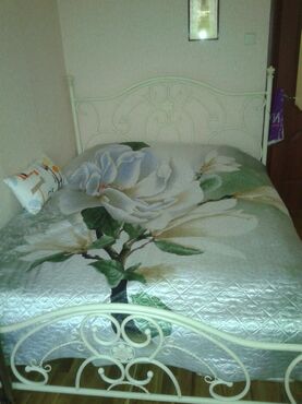 Кровать двуспальная белая «Элизабет» (Elizabeth) + основание (180см x 200см) в Санкт-Петербурге фото покупателя №1