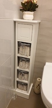 Тумба с 4 корзинами и ящиком Secret De Maison «Floral 5» (mod. HX16-002NS) (Белый) в Санкт-Петербурге фото покупателя №1