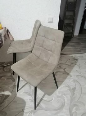 Стул «Chilly» (mod. 7094) (Тёмно-коричневый, ткань наппа) в Санкт-Петербурге фото покупателя №3